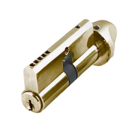 Gms GMS:GMS Profile Cylinder + T-Turn - Brass - SC1 GMS-PR12-SC-3